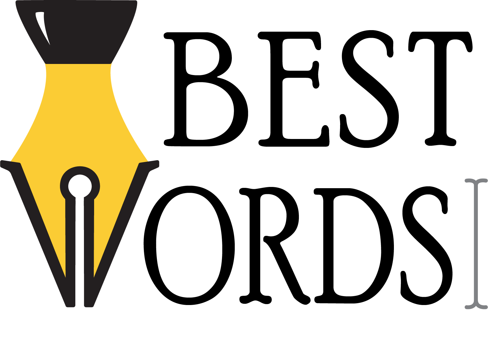 Best Words Color Logo